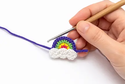 Fluffy Puff-Stitch Cloud